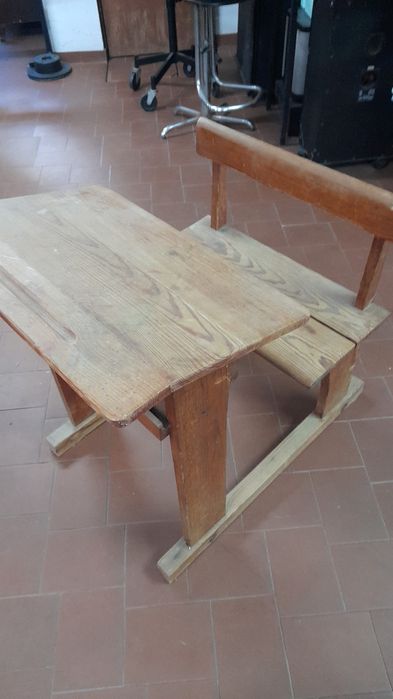 Carteira escola anos 50