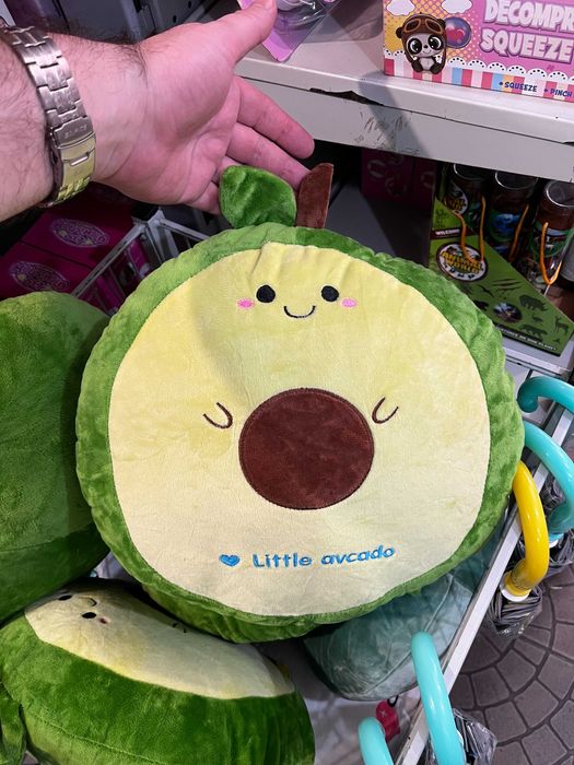 Іграшки м'які авокадо та пингвін