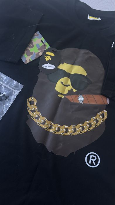 Koszulka bape rozmiar XL ale fituje bardziej L