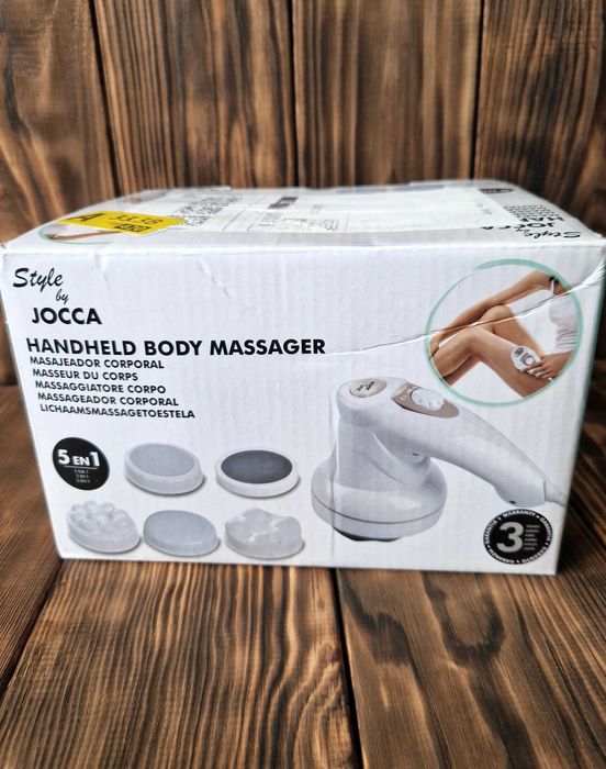 Elektryczny masażer ręczny JOCCA 5 koncówek