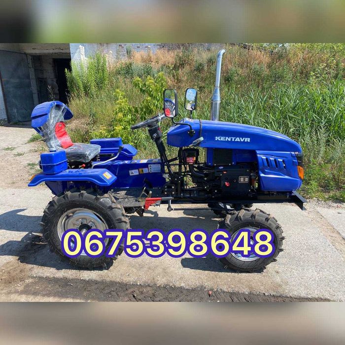 Мототрактор KENTAVR 160B ПЛУГ 2-корп+ФРЕЗА 120+МАСЛА+ЗІП+Гар-я