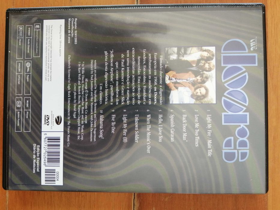 DVDs DOORS barato e Raro