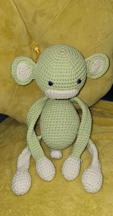 Małpka na szydełku