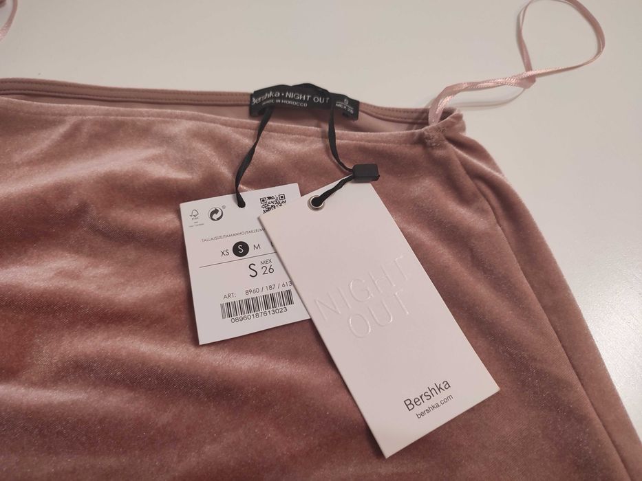 Piękne body Bershka Night Out / S / 36 / welur