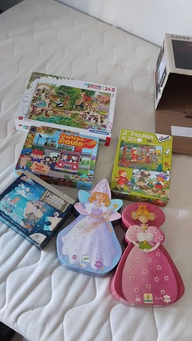 Puzzles variados para criança