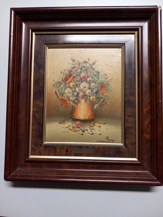 Quadro pintado sobre tela