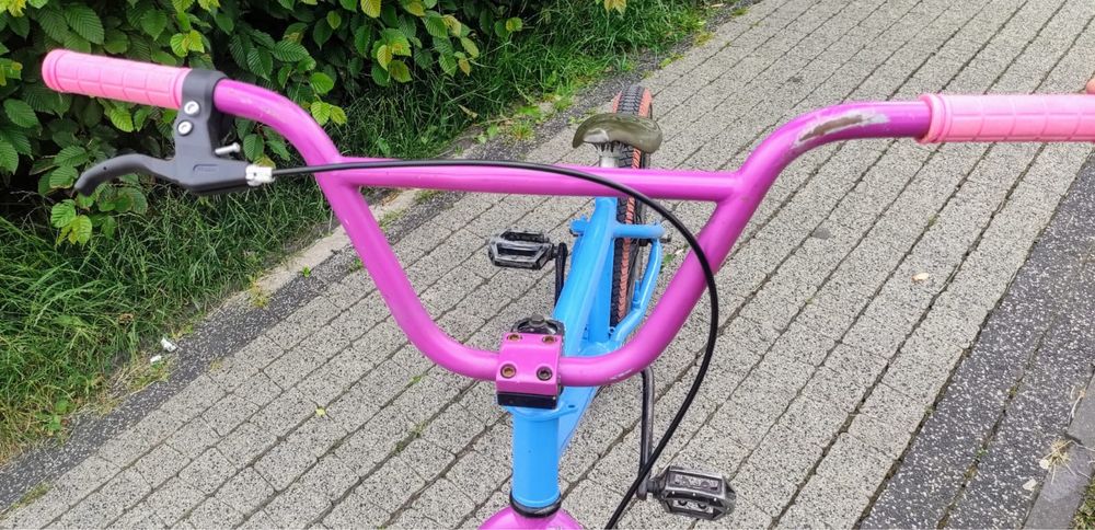 Bmx różowo niebieski