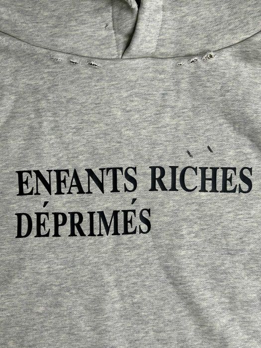 Худі Enfants Riches Deprimes сіре archive худи серая кофта distressed