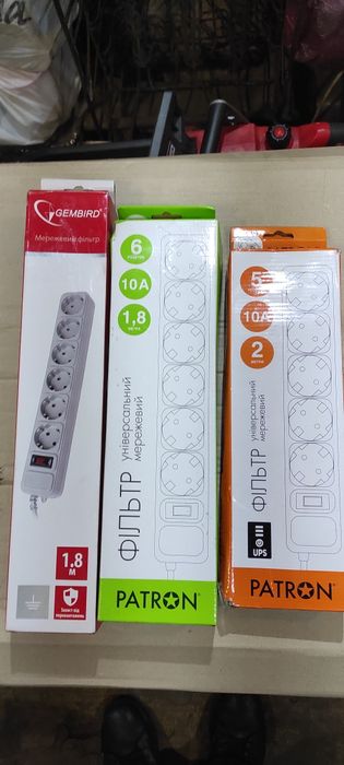 Продам сетевой фильтр,удлиннитель, переноску 1.8-2м, с блоком розеток