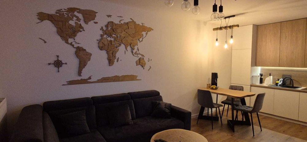 Nowa Mapa Świata 3D 260x160cm, winchester, pomysł na prezent