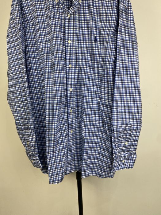 Ralph Lauren męska koszula w kratę z długim rekawem rozmiar XXL