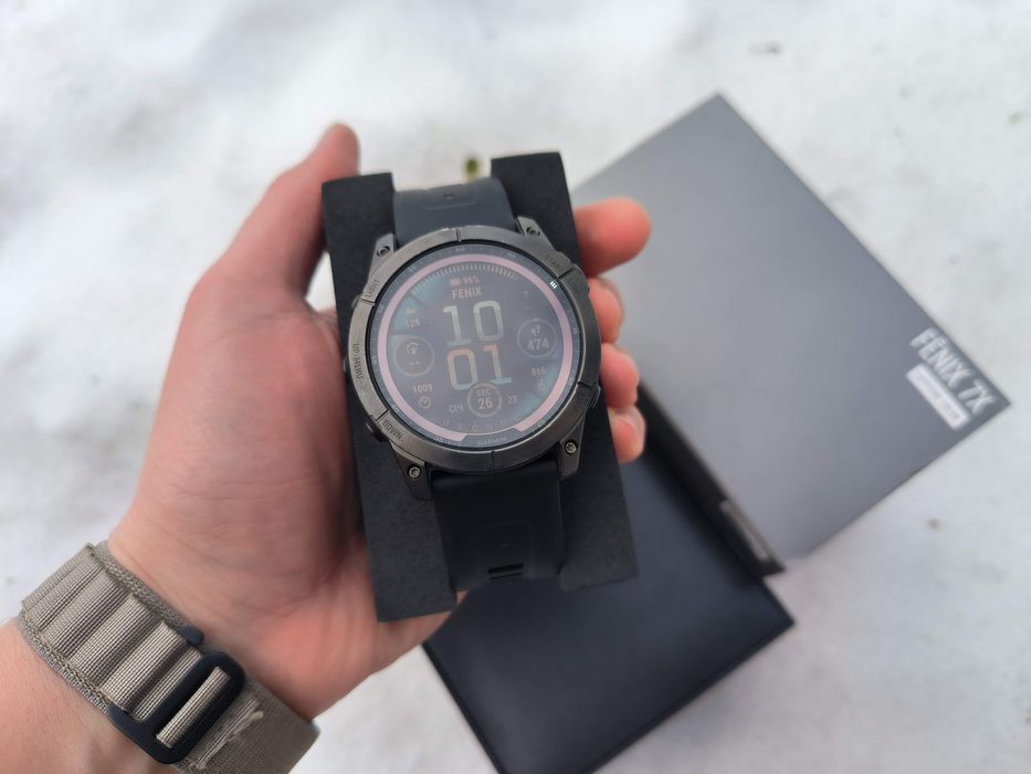 Топовий Garmin Fenix 7 X Solar Sapphire Titanium 51mm