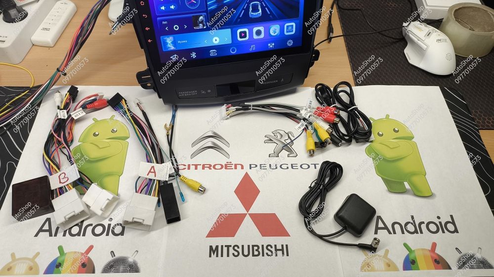 ‼️+Камера‼️Магнитола Mitsubishi Outlander XL 2 ,Peugeot 4007, Android