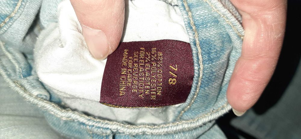 Jeansy damskie Sky Jeans niebieskie, r. S/M