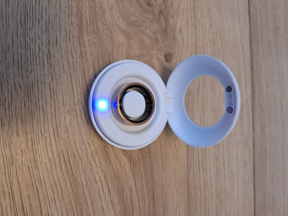 Smart ring JYouPro srebrny, tętno, saturacja, monitor snu, aktywność,