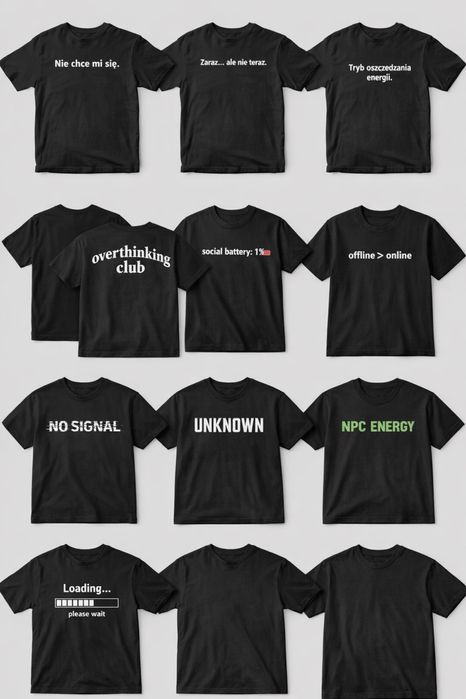 Koszulka z logiem z wybranych na zdjeciu