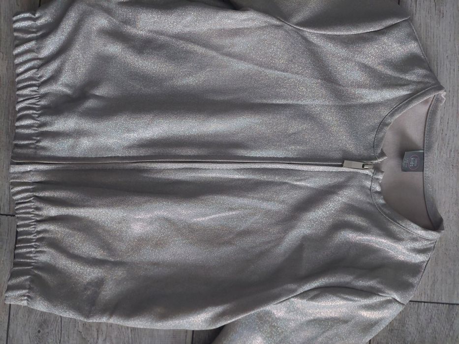Elegancka rozpinana bluza bolerko r. 128