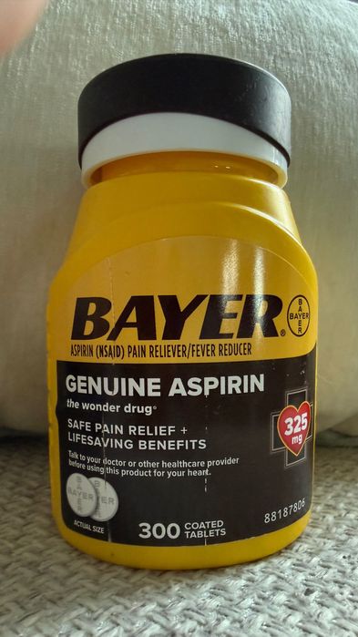 Bayer aspiryna 300 tabs. Oryginalna z USA