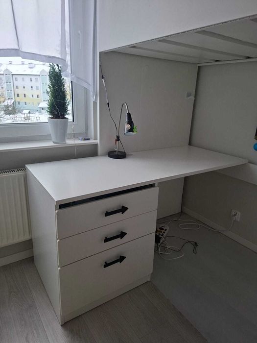 Łóżko na antresoli - Ikea SMÅSTAD