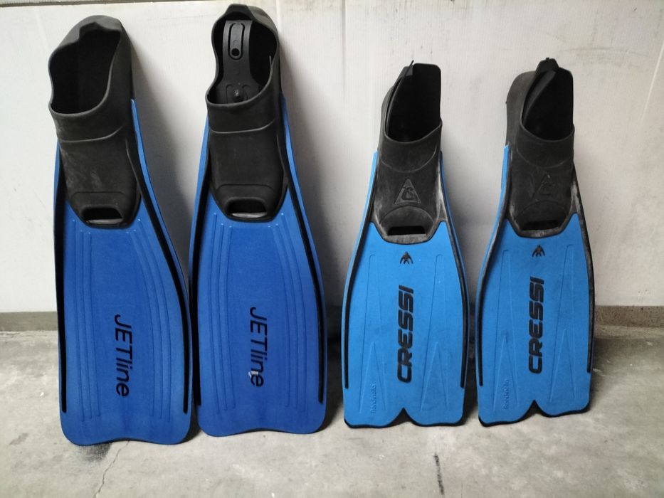Fins + Diving Goggles