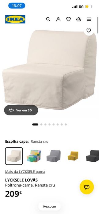 Sofa/Poltrona cama individual