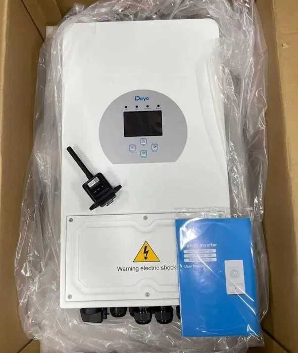 Інвертор гібридний Deye 5kw 6kw 8kw 10kw 12kw Акумулятор Deye