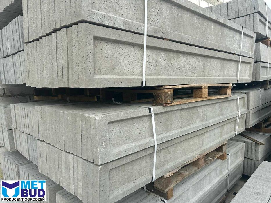 Panele ogrodzeniowe h-1,33  fi 4 mm, podmurówka, słupki