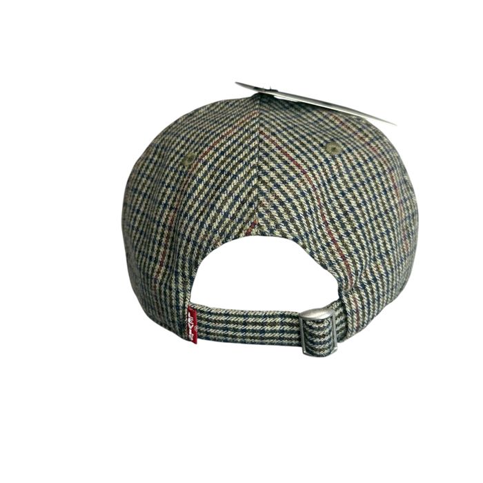 Кепка levi’s monogram cap оригінал США, houndstooth black wh - black
