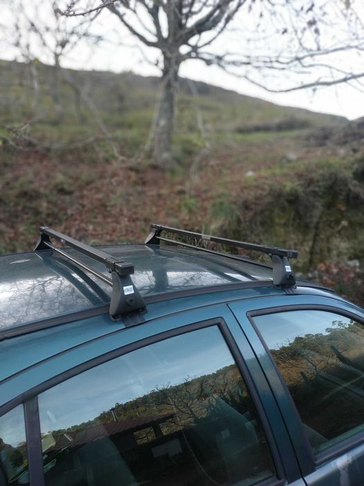 Barras de Tejadilho Cruz para Renault Mégane I – Conjunto Completo