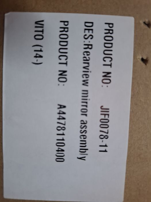 Nowe podgrzewane lusterko vito 14