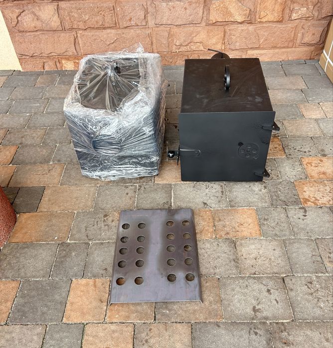 Palenisko do wędzarni, piecyk do wędzarni z blachy krzemowej XXL