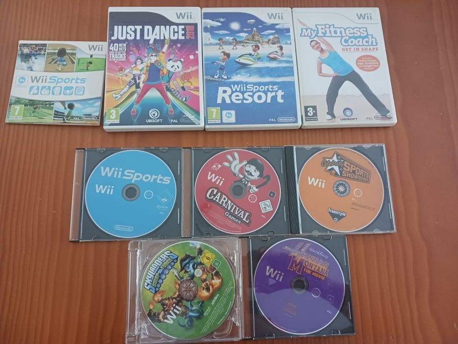 Nintendo Wii -  9 Jogos