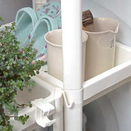 до 22.12! КРАСИВЫЙ Стеллаж Этажерка 4 ярусная 36x23x100см White