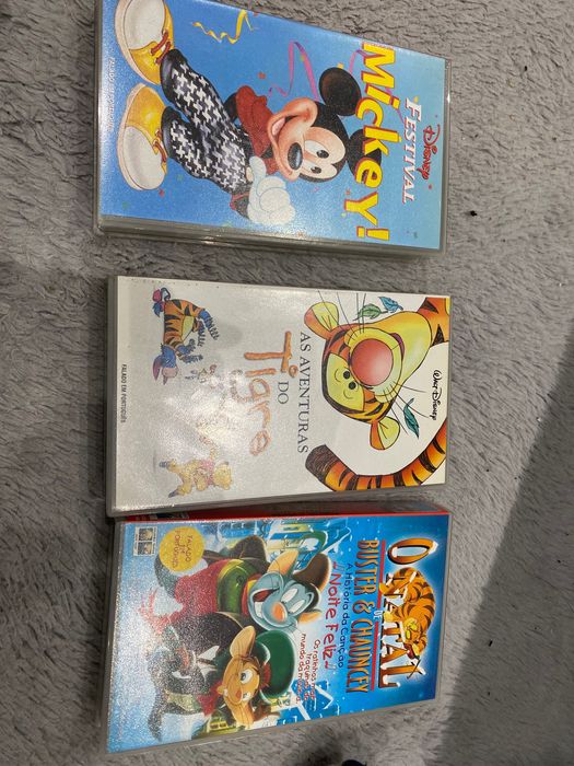 Cassetes VHS como novas