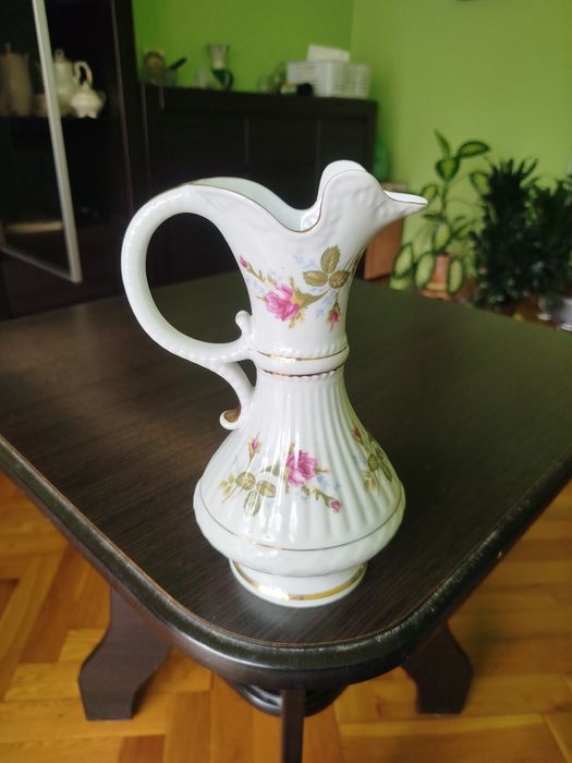 Wazon / dzbanek porcelanowy, Róża Chodzież, PRL