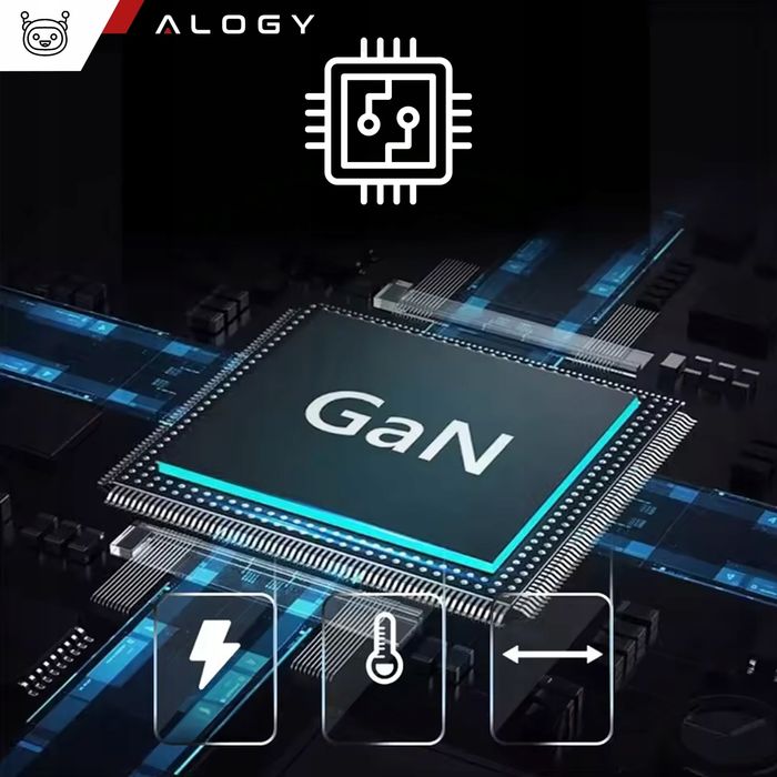 Ładowarka Sieciowa Alogy 240W GaN3 8w1 4xUSB-C 4xUSB-A
