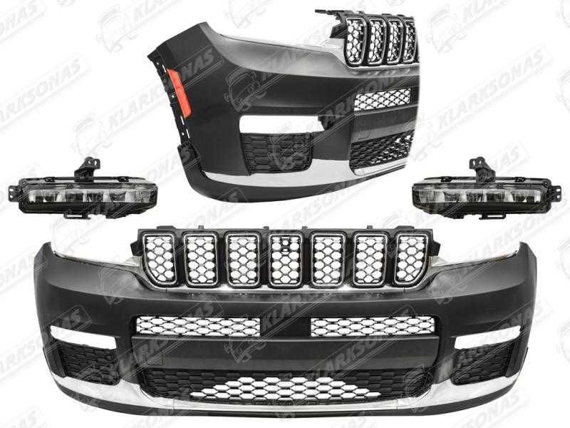 Передній бампер комплектний LIMITED JEEP GRAND CHEROKEE 2021 +