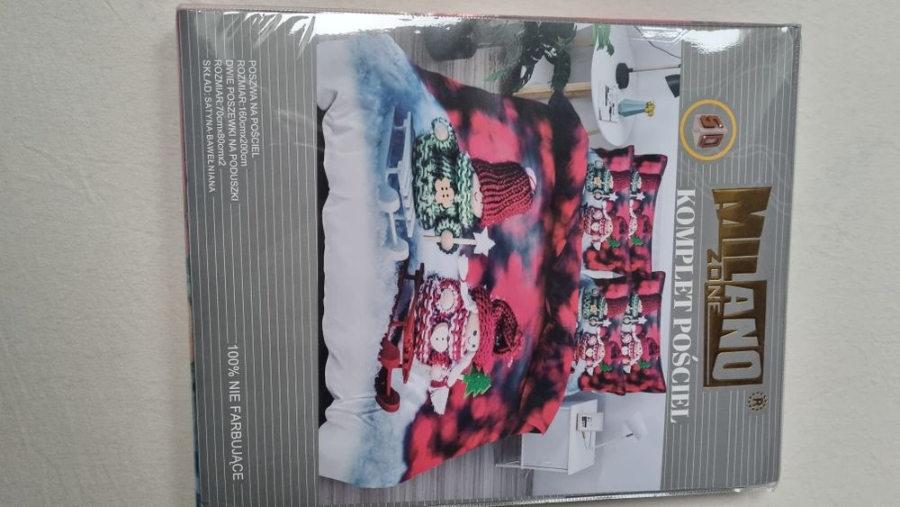 Pościel świąteczne MILANO 160X200