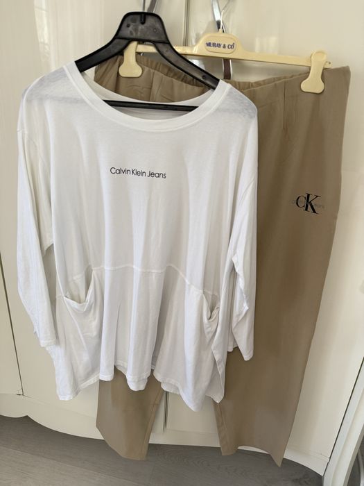 ЗНИЖКА! Calvin Klein L-2XL рубашка блузка біла футболка костюм гольф