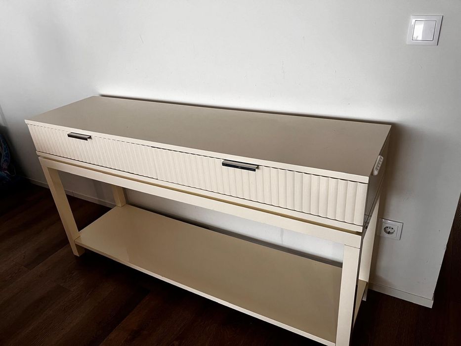 Consola branco perola