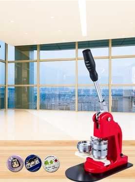 Máquina para fazer crachás com 100 conjuntos