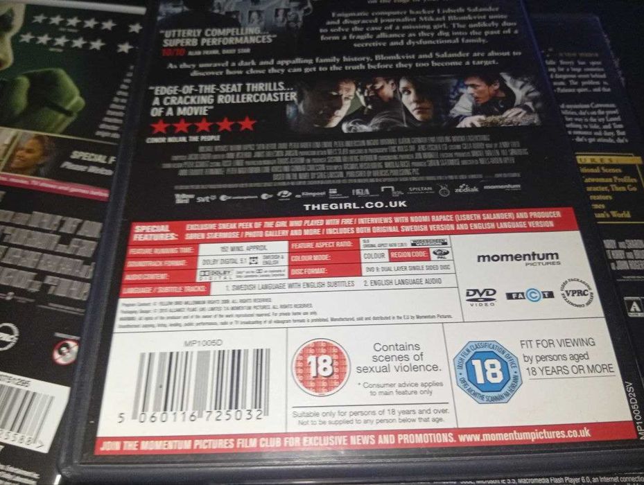 Набор DVD дисков Лицензия UK (Joker, Catwoman, Girl with the Dragon Tattoo)