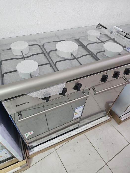 Fogão 5 queimadores inox