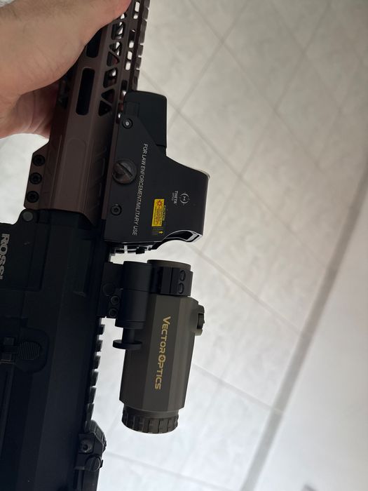 Kit Airsoft completo – Rossi Sentinel Kappa 12" + acessórios – 340€