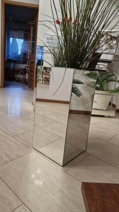 Donica lustrzana glamour 60x30cm