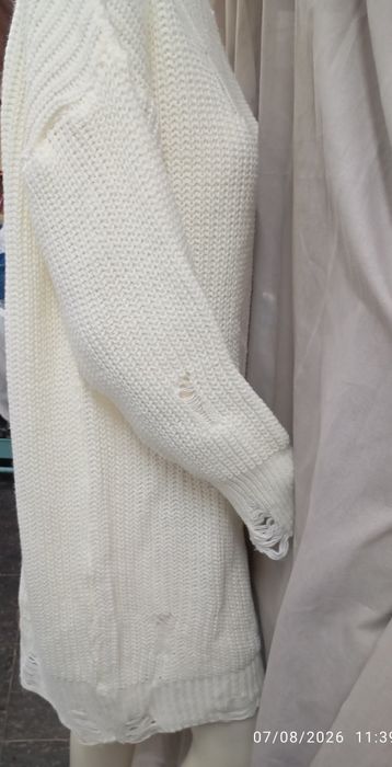 Vestido/camisolão de malha
