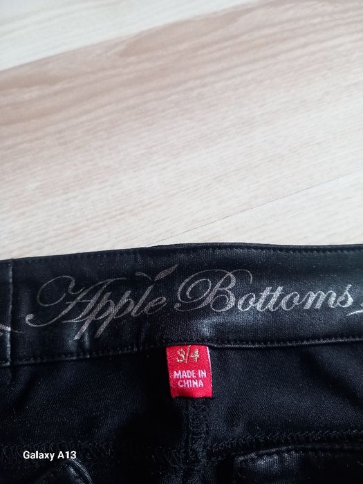 Apple bottoms spodnie woskowane s vintage