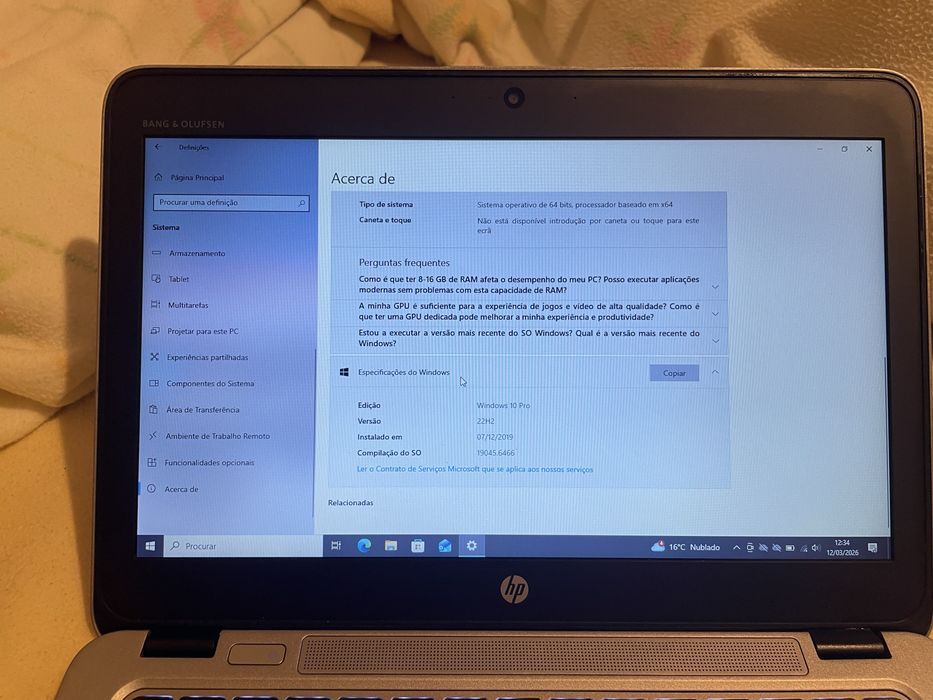 Portatil HP em bom estado