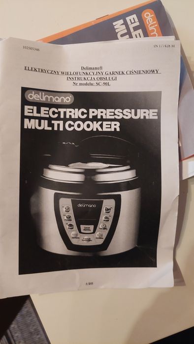 Multicooker garnek ciśnieniowy delimano