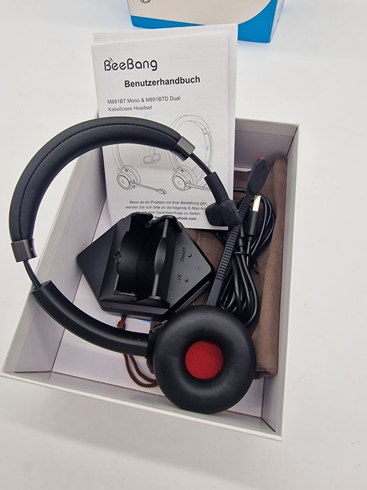 Beebang Słuchawki Bluetooth Z Mikrofonem Redukcja Hałasu Słuchawka